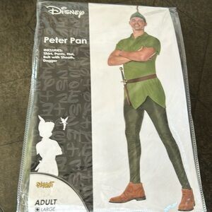 Peter Pan shirt & accessories costume from Spirit Halloween (pants not included)